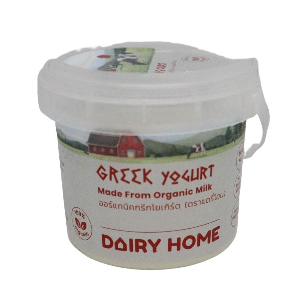 Dairy Home Greek Yogurt แดรี่โฮม กรีกโยเกิร์ต ผลิตจากนมออร์แกนิก