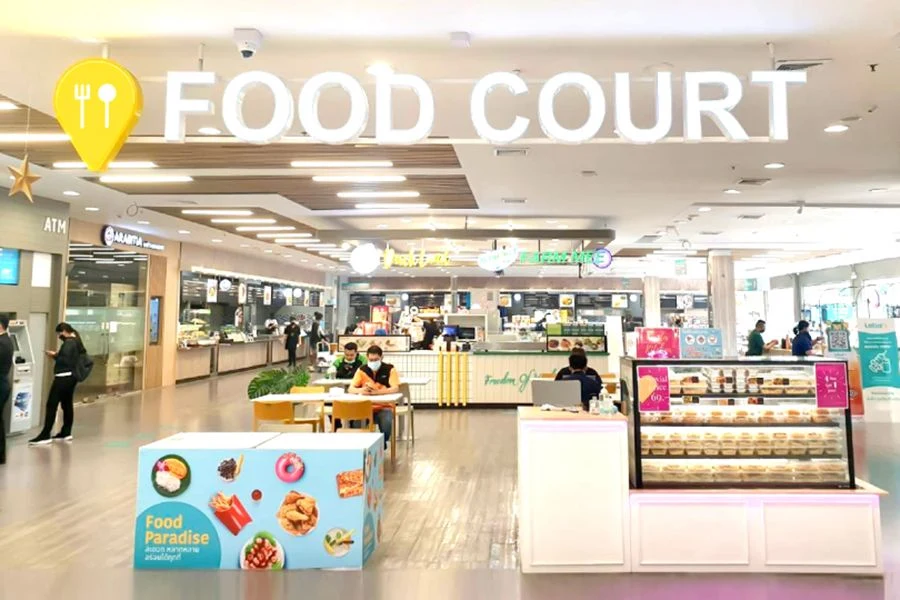 ร้านค้า และศูนย์อาหาร