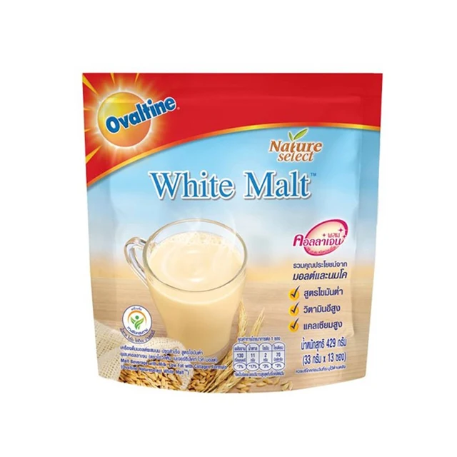OVALTINE WHITE MALT LOW-FAT 33 G X13 S.