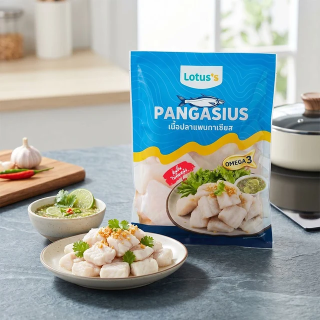 LOTUSS PANGASIUS PORTION CUT SKIN-OFF 500 G