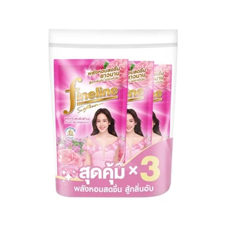 ไฟน์ไลน์ น้ำยาปรับผ้านุ่ม พิ้งค์บลอสซั่ม 470 มล. X3