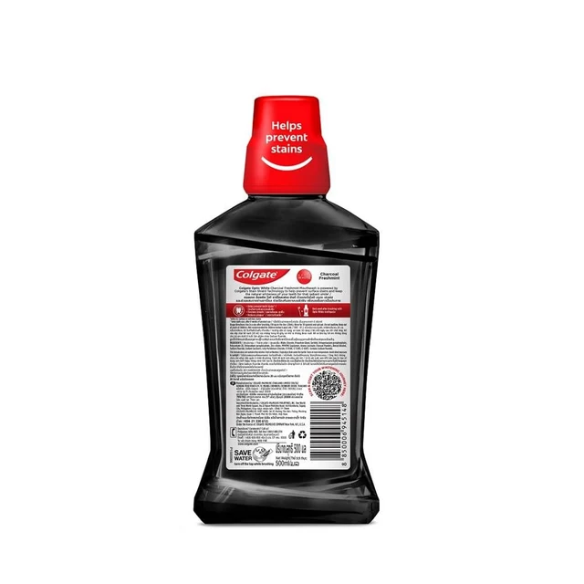 COLGATE MW OPTIC WHITE CHARCOAL 500ML