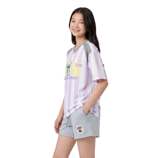 MESTYLE DISNEY เสื้อยืดริ้ว LILO STITCH ไซซ์ 10