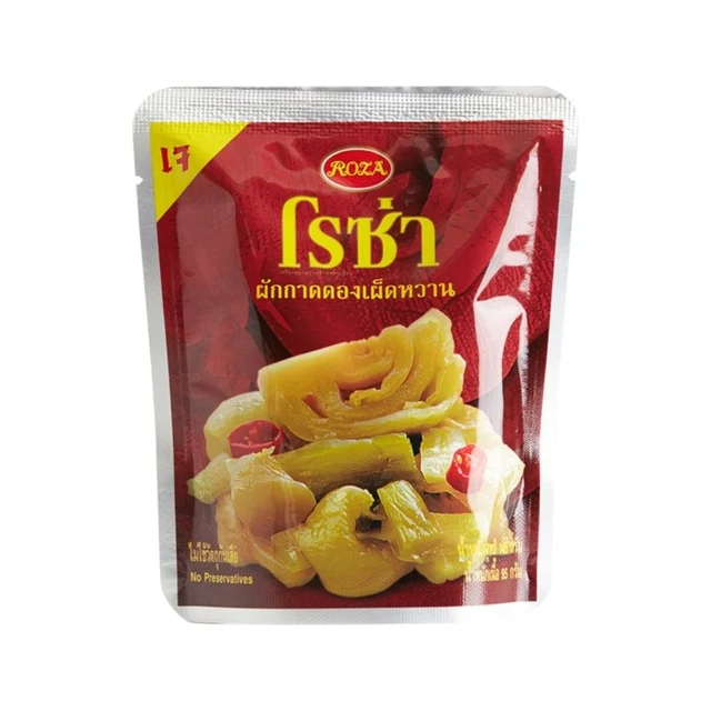 ROZA SWEET PICKLED MUSTARD WITH CHILLI 145G.