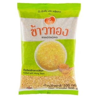 ข้าวทองถั่วเขียวซีกเลาะเปลือก 500ก.