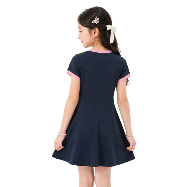 MESTYLE KNIT DRESS SPORT CLUB NAVY SIZE 5