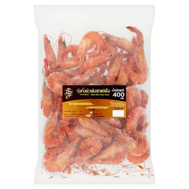 ไทย รอยัล กุ้งทั้งตัวต้มสุกแช่แข็ง 400 กรัม