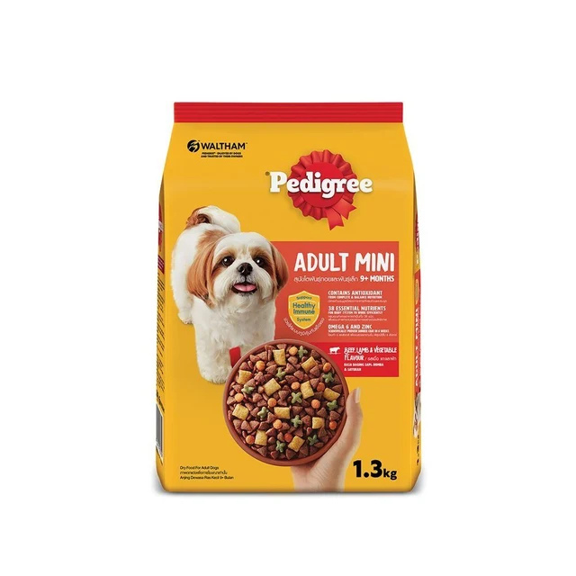PEDIGREE MINI BEEF LAMB VEGET 1.3KG