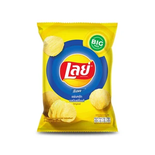 เลย์มันฝรั่งแผ่นหยักเกลือ 69 กรัม