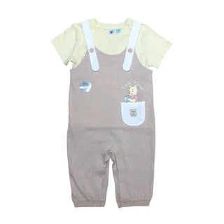 MESTYLE DISNEY เอี๊ยมพร้อมเสื้อ POOH สีน้ำตาล ไซซ์ 12-18