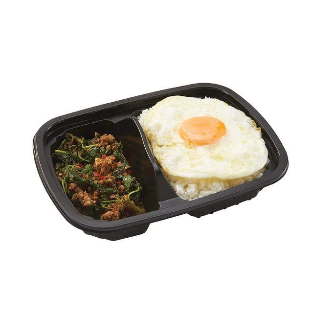 STIR FRIED PORK AND BASIL WITH RICE PACK