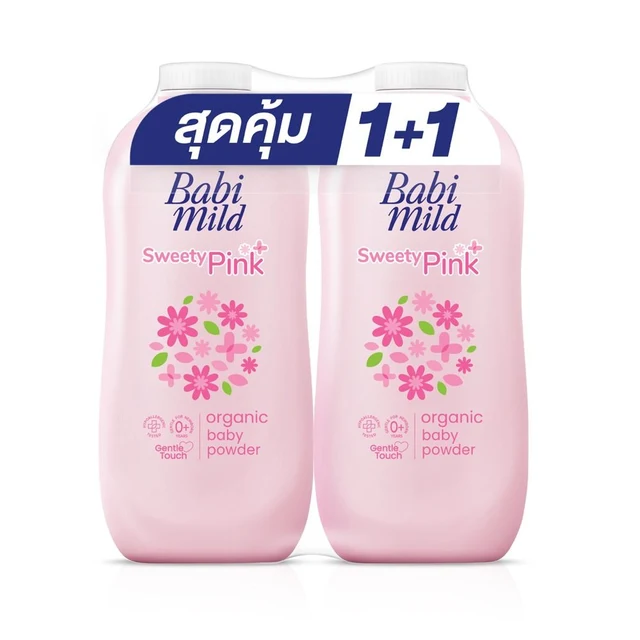 BABI MILD POWDER SWEETY PINK 350G.X2
