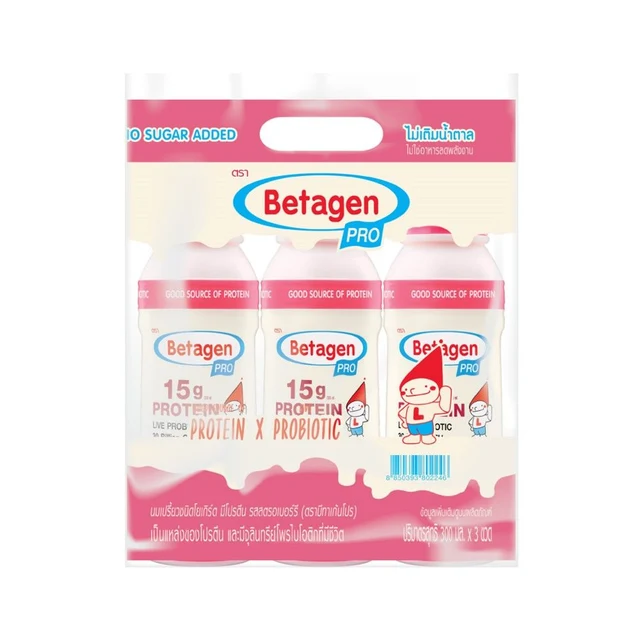 BETAGEN PRO STRAWBERRY 300 ML PACK 3
