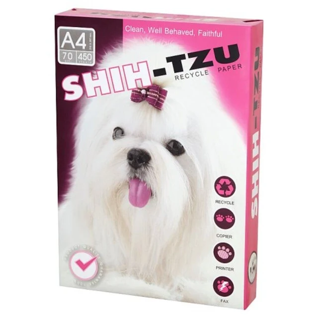 ชิซุ กระดาษถ่ายเอกสารA4 70G 450แผ่น