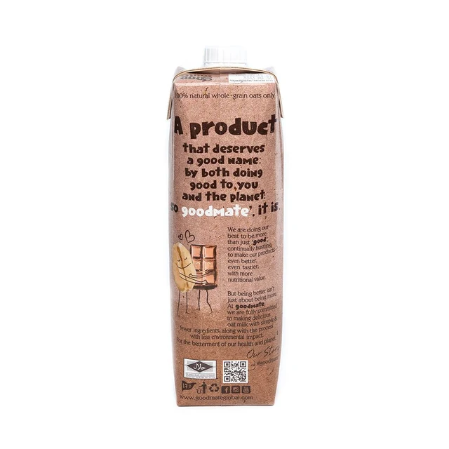 GOODMATE OAT MILK CHOCOLATE DELUXE 1000 ML