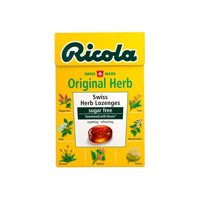 RICOLA ORIGINAL HERB SUGAR FREE 40 G.
