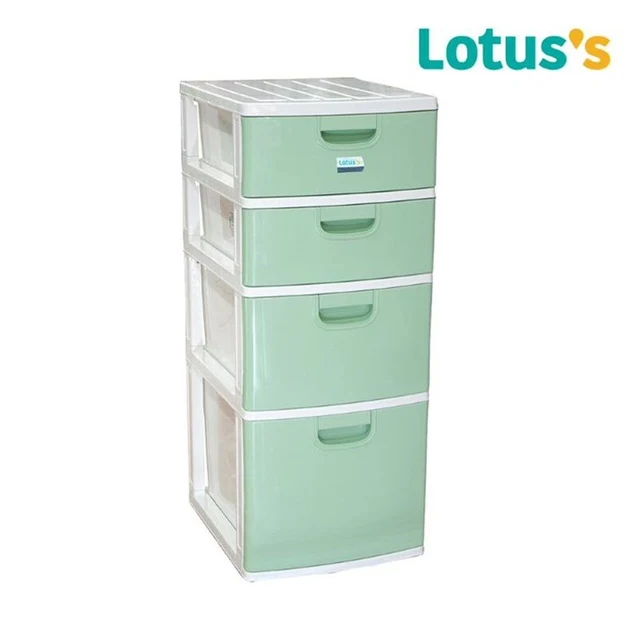 LOTUSS DRAWER MIRACLE GREEN 4 TIERS