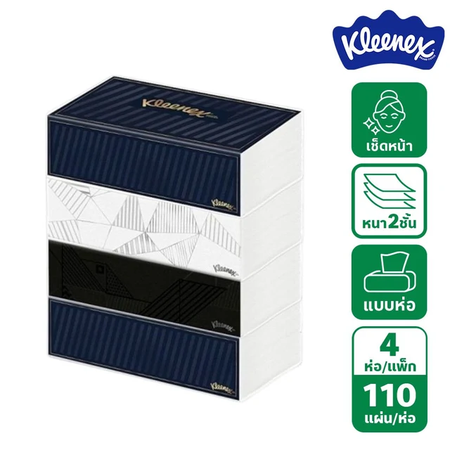 KLEENEX BE U SOFT BOX 110 SHEETS PACK 4
