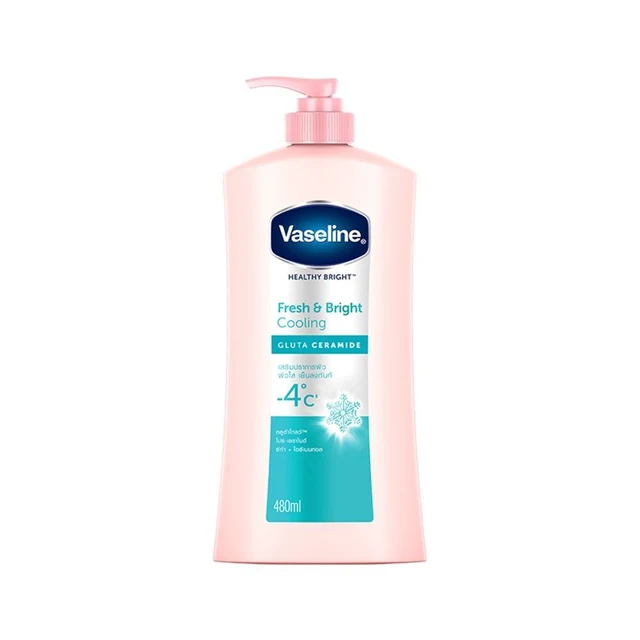 VASELINE LOTION FRESH AND BRIGHT480ML.