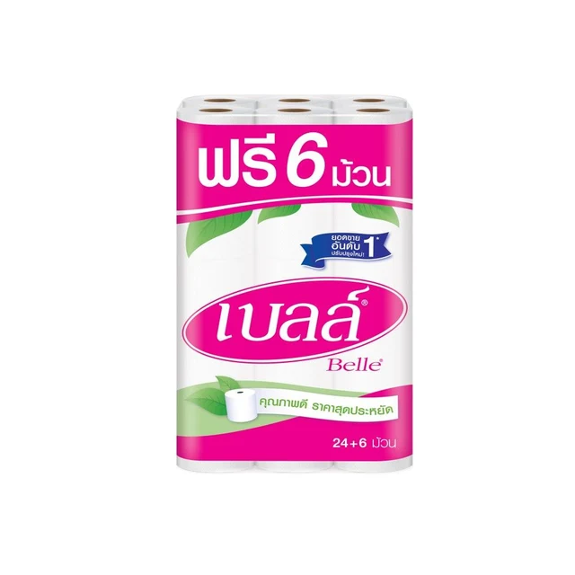 BELLE TOILET TISSUE 24+6 ROLL