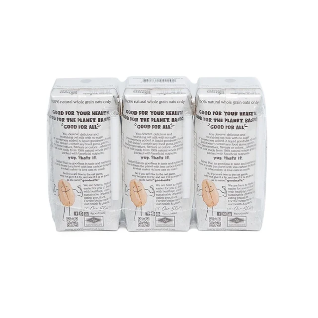 GOODMATE OAT MILK ORIGINAL 180 ML PACK 3