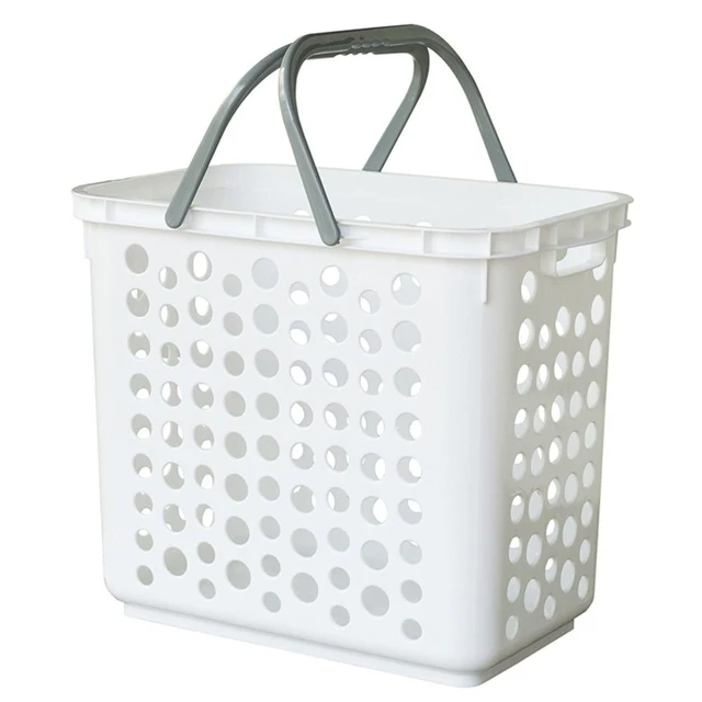 LOTUSS BASKET WITH WHEEL WHITE SIZE L