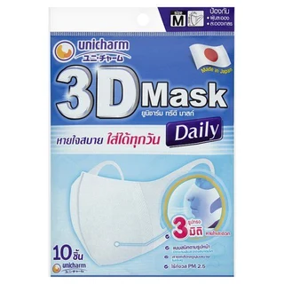 UNICHARM 3D MASK DAILY M 10 PCS