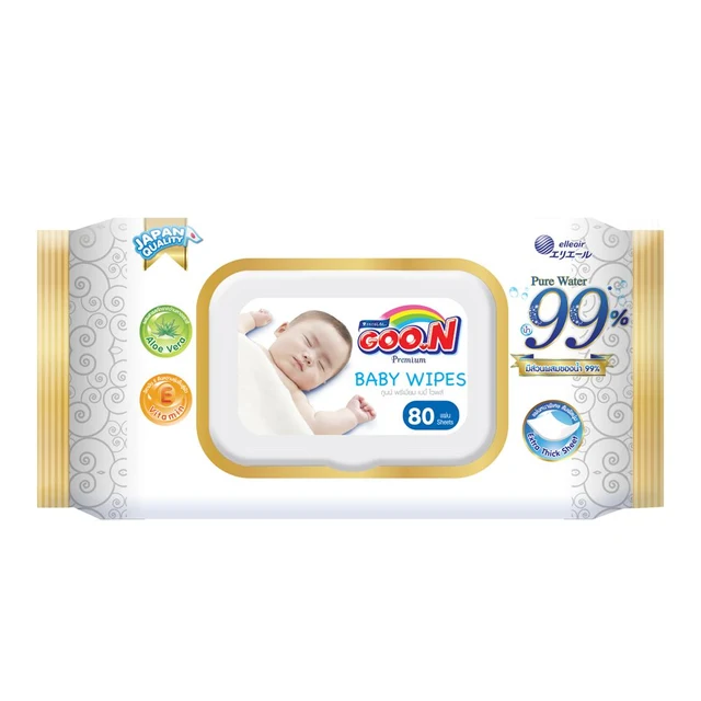 GOON PREMIUM BABY WIPES 80 SHEETS
