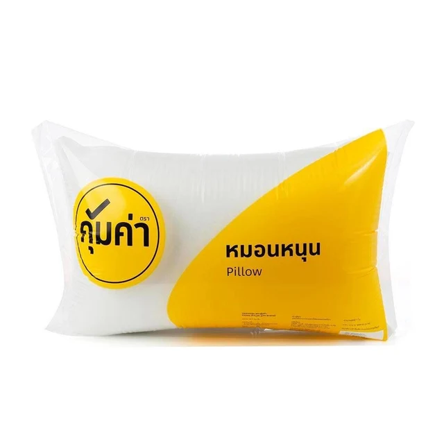 KHUM KHA PILLOW POLY FABRIC WHITE 19X29