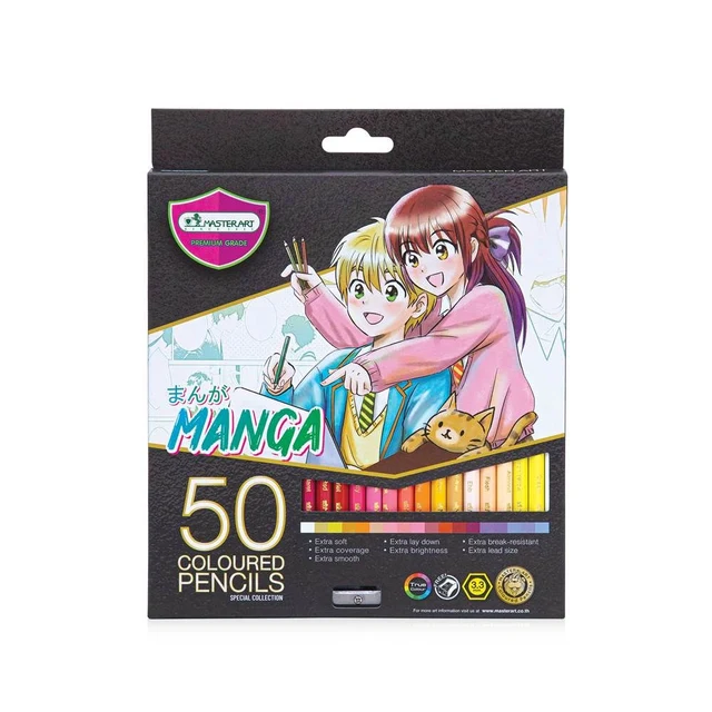 มาสเตอร์อาร์ต ดินสอสี รุ่นมังงะ 50 สี
