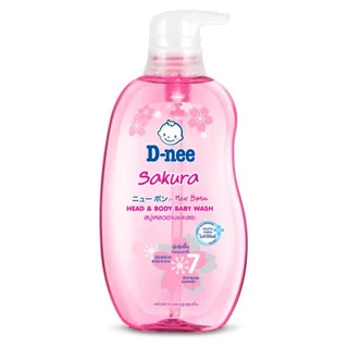 DNEE SAKURA HEAD BODY WASH PINK380ML
