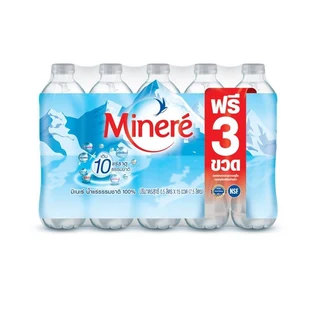 MINERE MINERAL WATER 0.5 LITER FREE 3 PCS. PACK 12