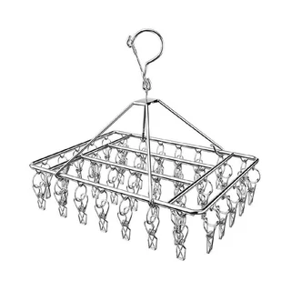 SQUARE STAINLESS STEEL RING 20 CLIPS 2.1MM