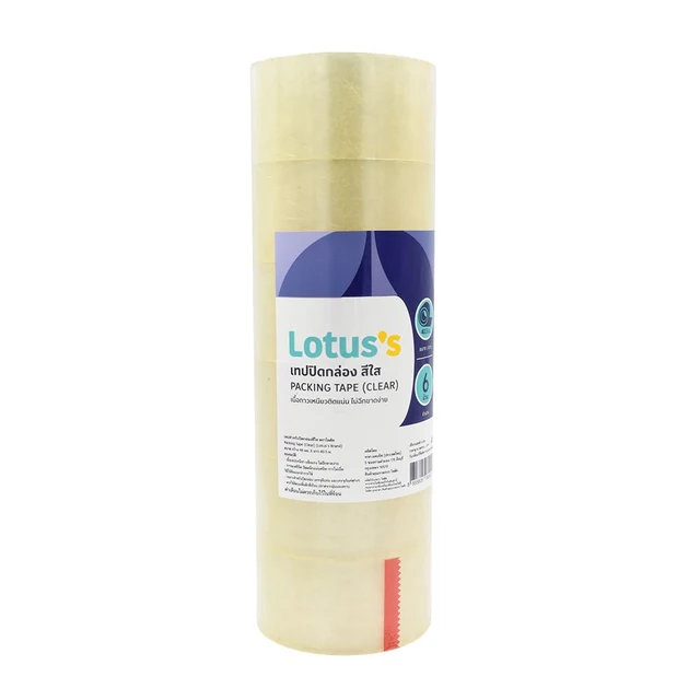 LOTUSS OPP TAPE CLEAR 48MMX45Y P6