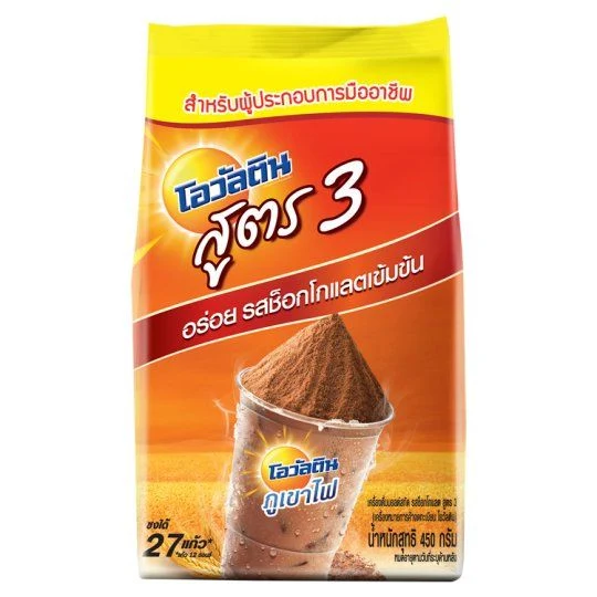 โอวัลติน สูตร3 รสช็อคโกแลต 450กรัม