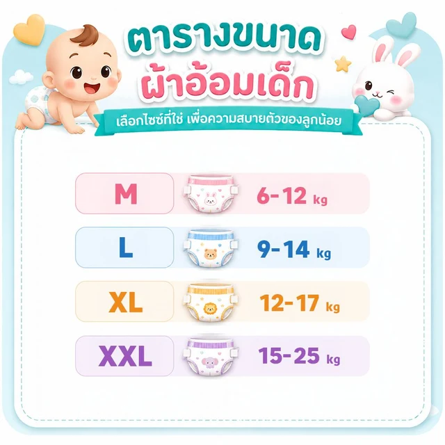 มามี่โพโคแพ้นท์ซอฟต์ทัช ไซส์ XL 38 ชิ้น