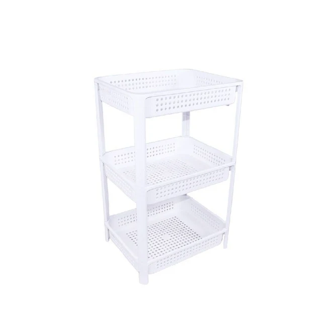 MOMENTO SHELF 3 TIERS COOPER WHITE