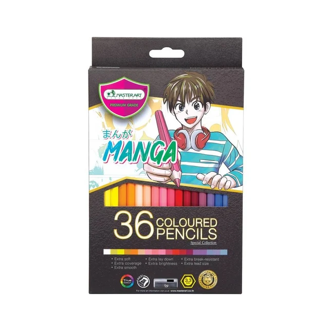 มาสเตอร์อาร์ต ดินสอสี 36 สี รุ่นมังงะ