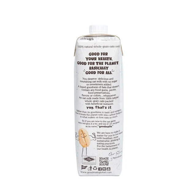 GOODMATE OAT MILK ORIGINAL 1000 ML