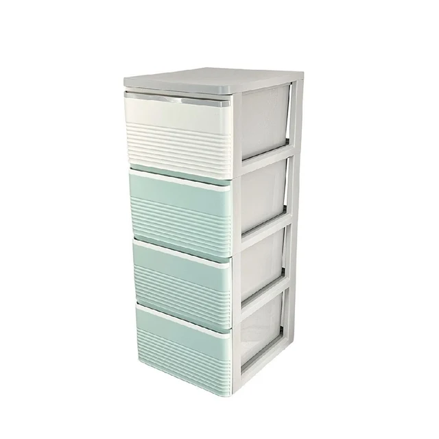 DRAWER STRIPE GREEN 4 TIER