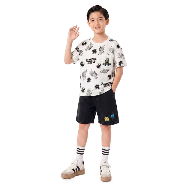 MESTYLE UNIVERSAL เสื้อลาย MINIONS สีขาว ไซซ์ 5