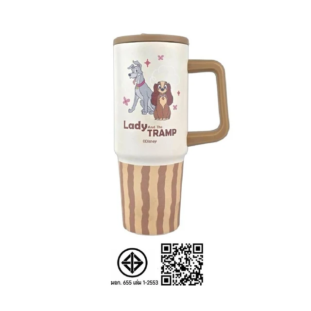 STAINLESS TUMBLER LADY+THE TRAMP 900 ML
