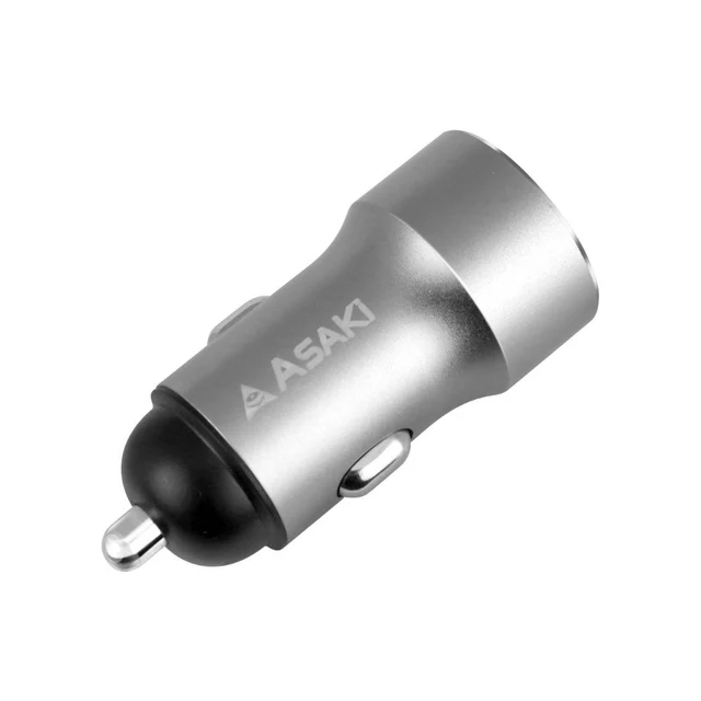 ASAKI CAR CHARGER USB-A 2 PORTS