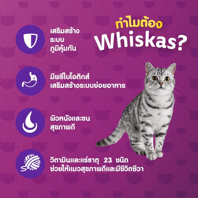 วิสกัส อาหารแมว ชนิดเม็ด แมวโต รสปลาทู 7กก