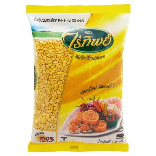 ไร่ทิพย์ั่ถั่วเขียวเลาะเปลือก 500ก.