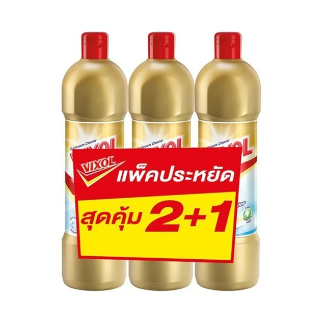 VIXOL GOLD BATHROOM 900 ML.PACK 2+1