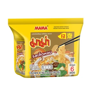 มาม่า เห็ดหอม เจ 60 กรัม แพ็ค 6