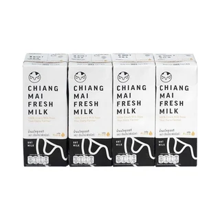 CHIANGMAI FRESH MILK UHT MILK PLAIN 180 ML PACK 4