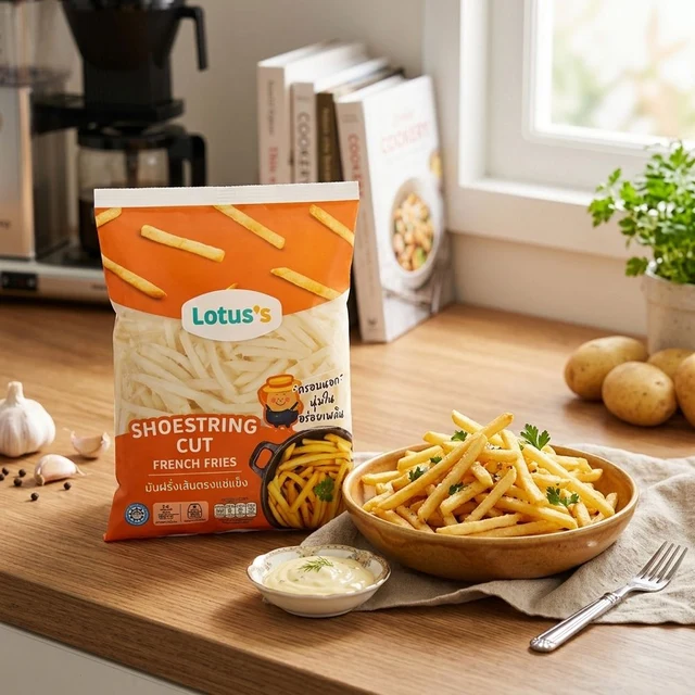 LOTUSS FROZEN SHOESTRING FRENCH FRIES 7 MM 1000 G
