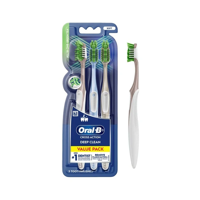 ORAL-B PRO-HEALTH GREEN TEA X3